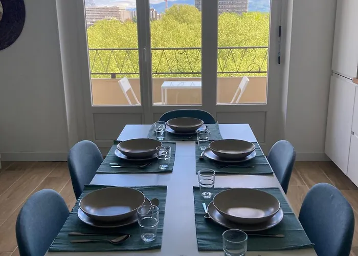 T4 Renove Vue Montagne Hyper Centre 3 Climatisation * Grenoble